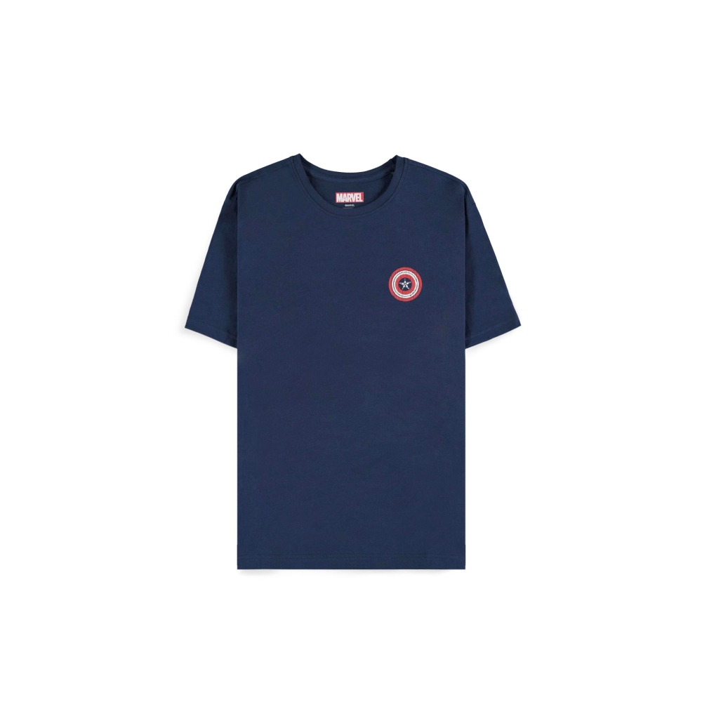 Marvel Captain America - Captain Tshirt Homme - Bleu